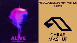 Kx5 - Alive (Kream Remix) vs. Meduza - Sparks | [Chras Mashup] - Free Extended Mix Download