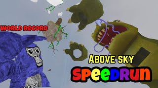 Full Gorilla Tag Above Sky! (SPEEDRUN) WORLD RECORD! News