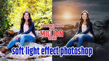 changing background  soft light effectphotoshop manipulation tutorial