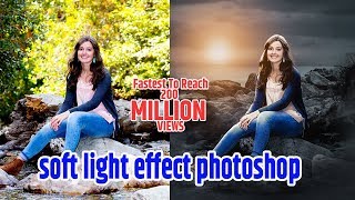 changing background  soft light effectphotoshop manipulation tutorial screenshot 5