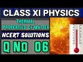 NCERT Solutions Q No 6 Class XI Physics Thermal Properties of Matter #classxiphysics