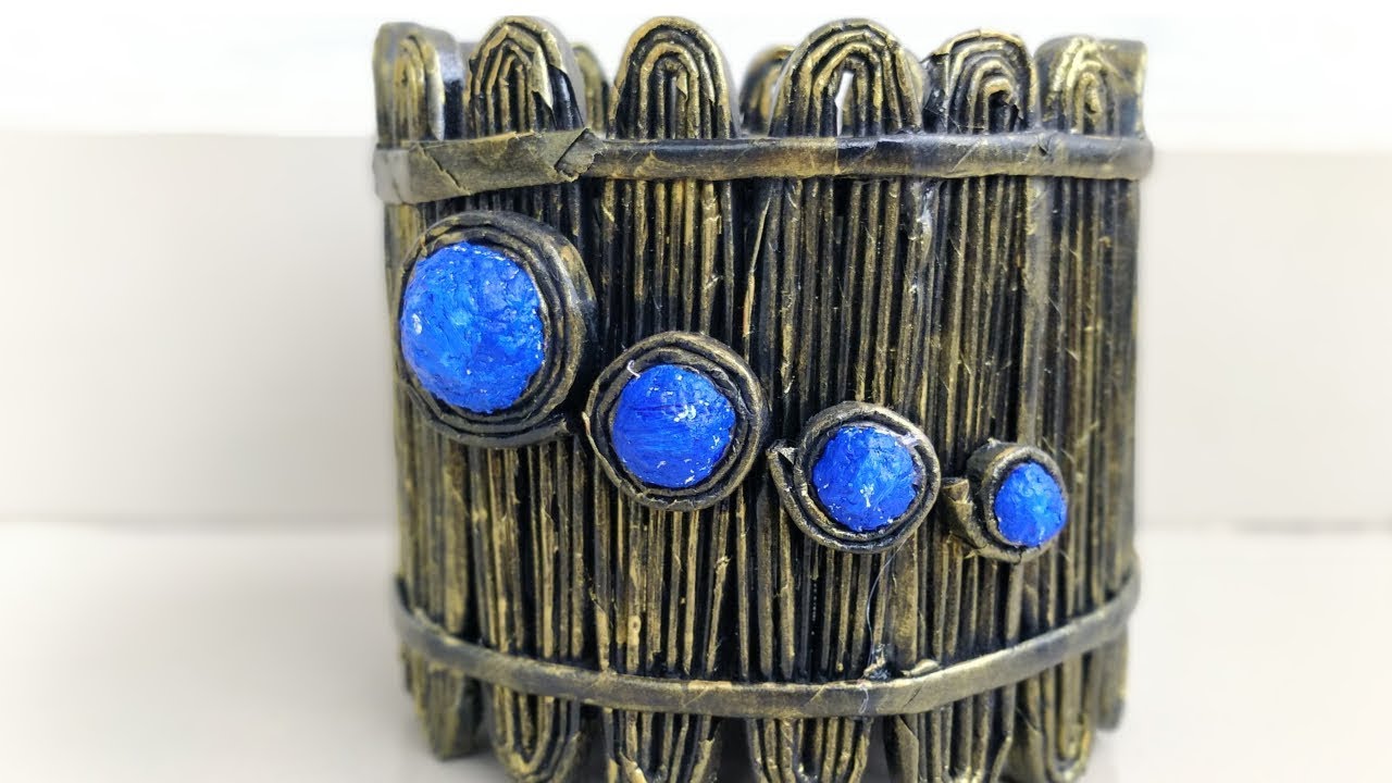 How To Make Newspaper Vase Step By Step Easy Craft Idea YouTube