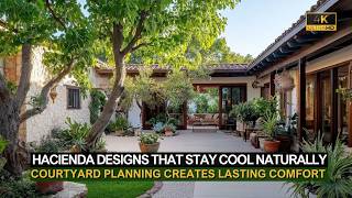 Traditional Hacienda Courtyard That Stays Cool All Summer Without Any Modern Cooling System