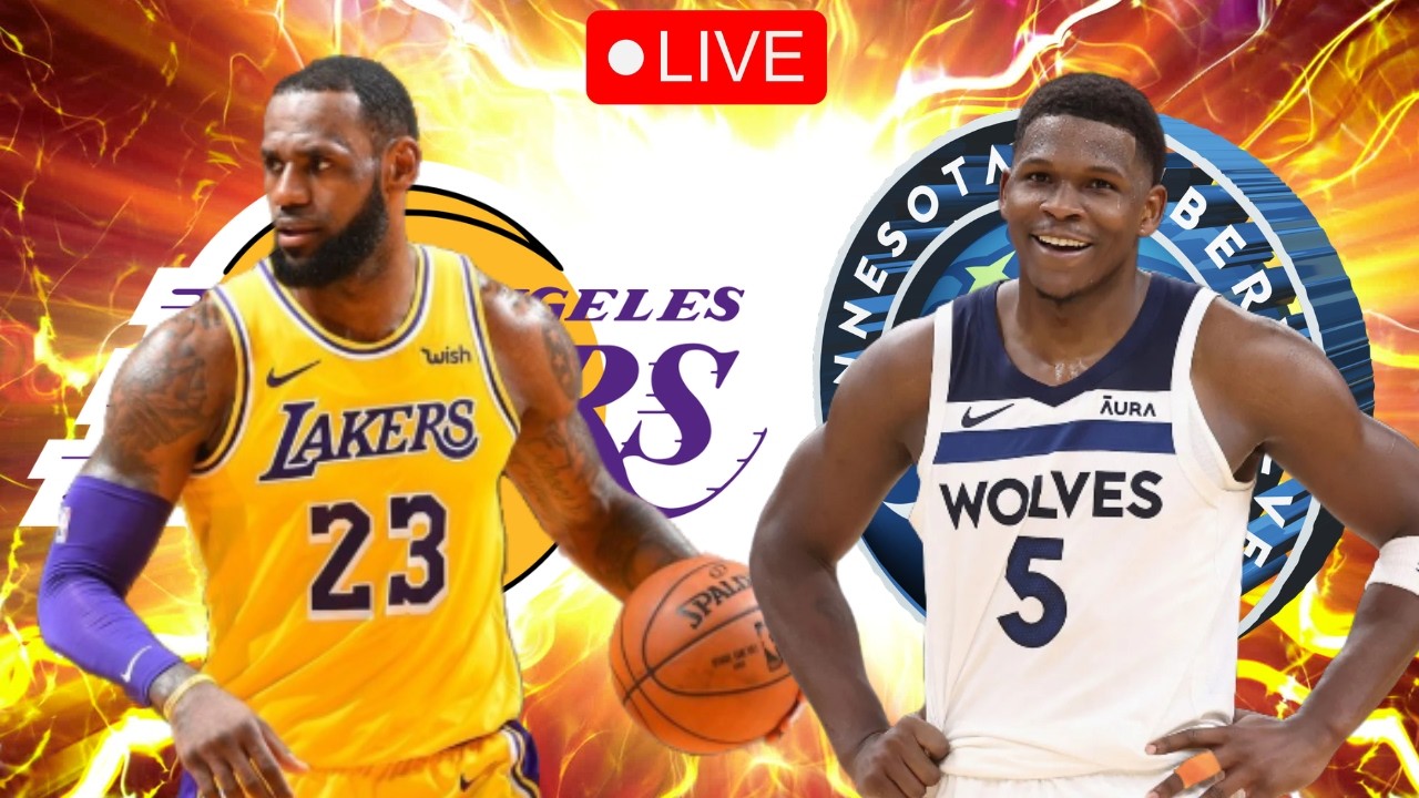 🏀 NBA 🏀 Los Angeles Lakers vs Minnesota Timberwolves LIVE Play by Play ...