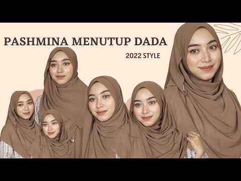 7 Style Tutorial Hijab Pashmina Menutup Dada 2022