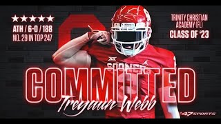Treyaun Webb 4 Star ⭐️⭐️⭐️⭐️ ATH Commits To Florida | Career Highlights