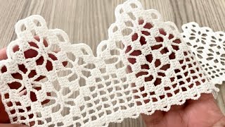 WONDERFUL Crochet Lace Edging  Pattern for Cover Napkins and Towels