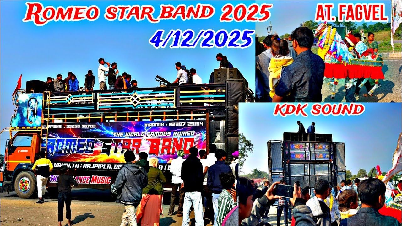 ROMEO STAR BAND 2025 ❤️AT.FAGVEL 🥁kdk sound 