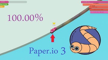 Paper.io 3 Map Control: 100.00% [Epic Slither]