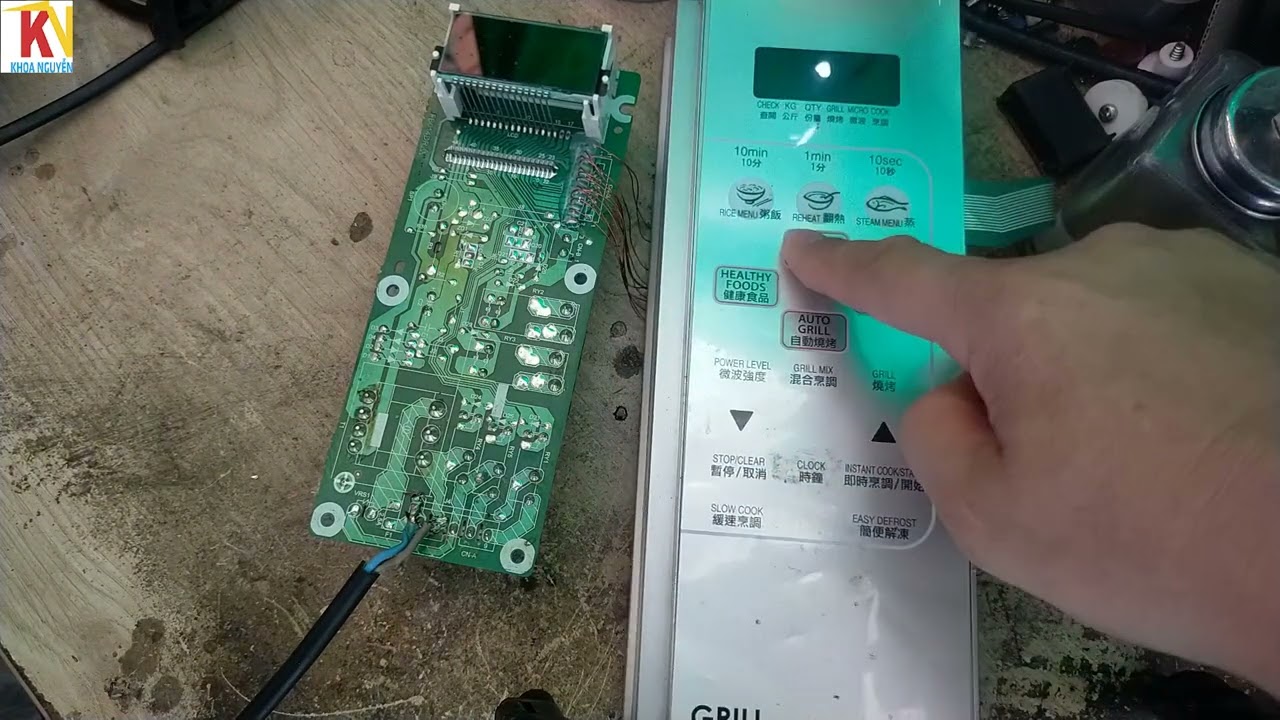 Chạy Lại Phím Cho Những Lò Vi Sóng Không Bấm Được Phím