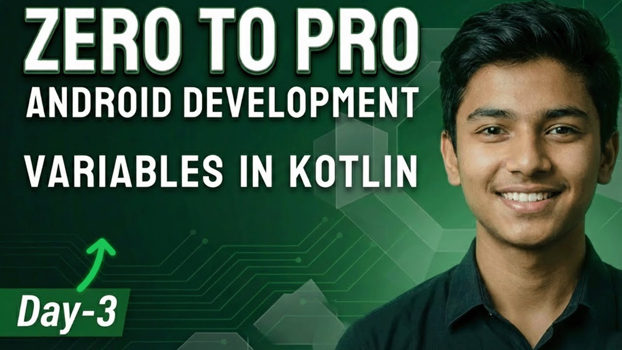 Kotlin Introduction | Day-2 | Part-1 | Zero To Professional Android Development