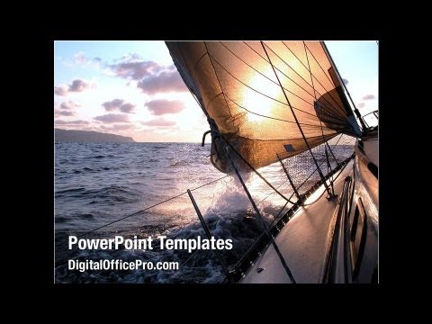sailing boat powerpoint template backgrounds digitalofficepro