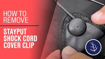 Easy Removing of Stayput™ Shock Cord Cover Clips