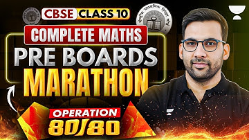 Class 10 Complete Maths Marathon 2025 | Pre Board Most Important Questions | Full Marks Guaranteed