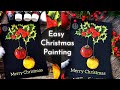 CHRISTMAS painting - How to paint Sparkling Christmas ornaments