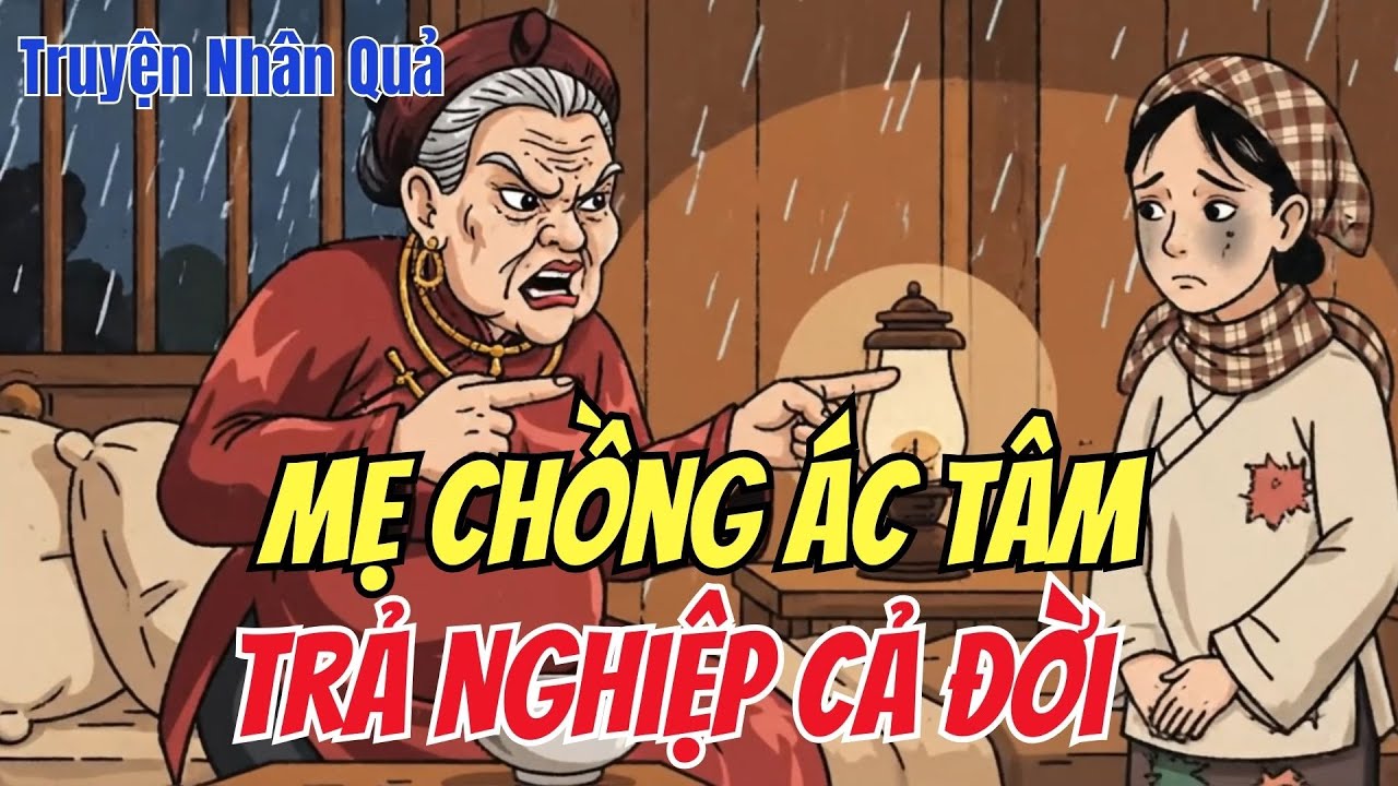 Chuyện Nhân Quả Hiện Đời: Mẹ Chồng Ác Tâm Hành Hạ Con Dâu, Trả Nghiệp Cả Đời