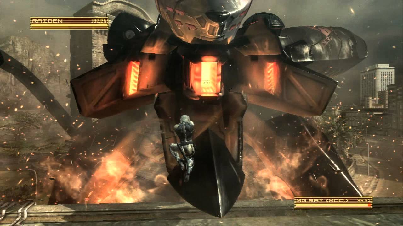 Metal Gear Rising - Metal Gear Ray battle (Both parts) - YouTube
