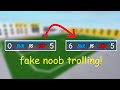 Fake Noob Trolling at 1v1 Episode 2! | TPS: Street Soccer (Roblox)