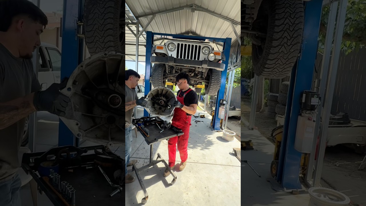 SMH, Jeep troubles as soon as trade my truck #mechanic #fail #jeep #rescue #truck #trader #pov #diy
