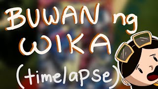 Buwan Ng Wika Poster Making Timelapse
