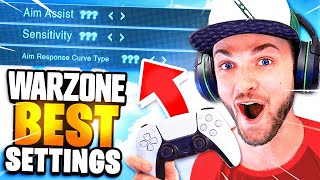 The *BEST* WARZONE Settings (Ali-A Controller Call of Duty Settings)