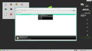 OpenSUSE 13.2 running Opensuse Conky theme