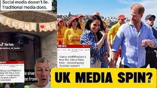 Meghan &amp; Harry break the internet as UK media spins Australia success while Instagram goes viral🔥!!!