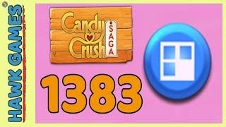 Candy Crush Saga Level 1383 Super Hard (Jelly level) - 3 Stars Walkthrough, No Boosters screenshot 4