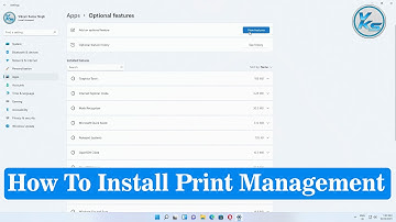 ✅ How To Install Print Management On Windows 11