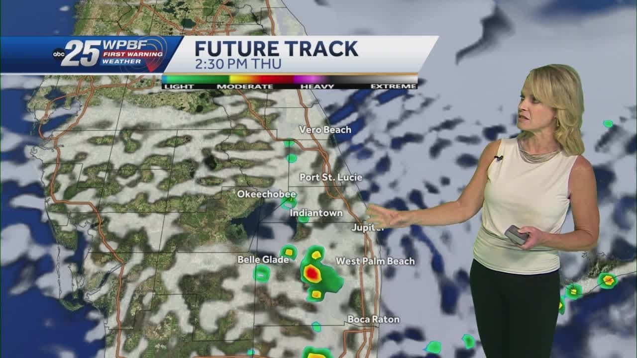 Partly cloudy with chance for showers in the evening - YouTube