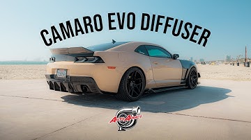 NEW 14-15 Camaro Evo Rear Diffuser In-Depth Review | @AutoAddictUSA