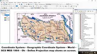 Process of Map Projection