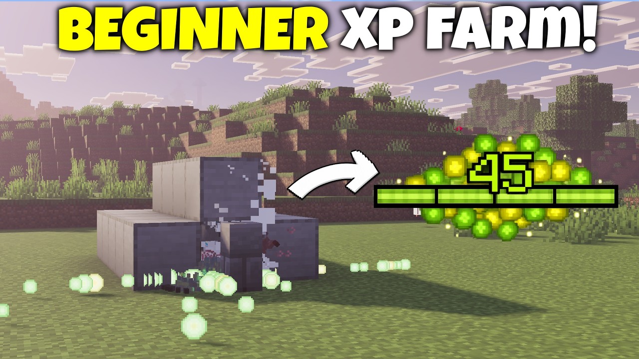 NEW BEST EVER XP FARM in 1.21 Minecraft Bedrock ! (No Trident)