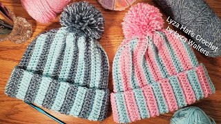 Crochet the Easiest Winter Unisex Hat for 3 to 10 years old