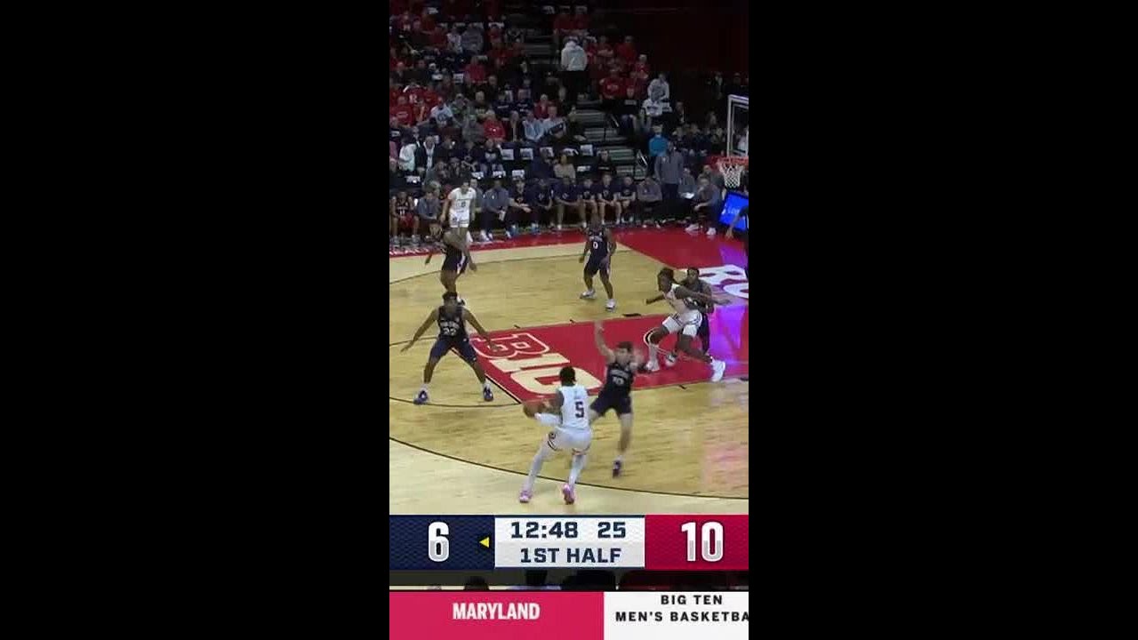 Cliff Omoruyi Sneaks Around for the And-1 vs. Penn State | Rutgers Basketball