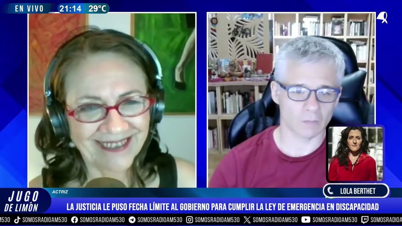 LOLA BERTHET - LA JUSTICIA PUSO FECHA LÍMITE PARA CUMPLIR LA LEY DE EMERGENCIA EN DISCAPACIDAD - JDL