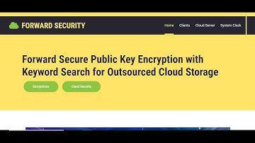 Forward Secure Public Key Encryption with Keyword Search for Outsourced Cloud Storage | Java IEEE