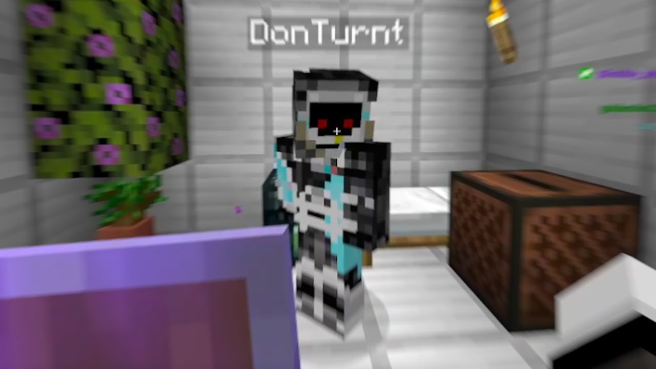 DonTurnt's new minecraft skin - YouTube