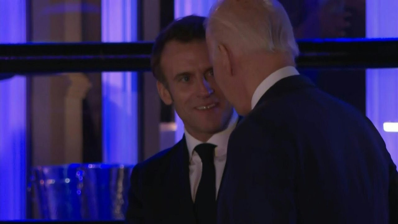 Presidents Macron and Biden walk out of restaurant after private dinner | AFP