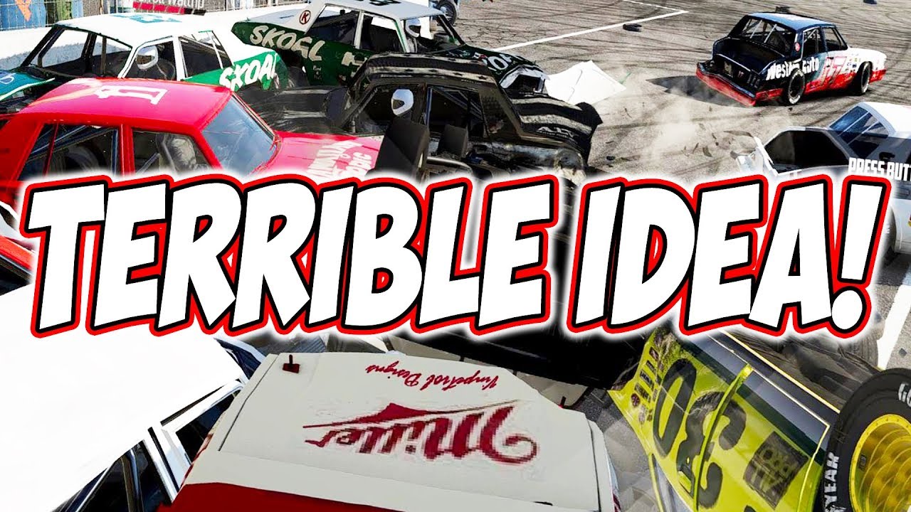 FIGURE 8'S DO NOT BELONG IN NASCAR! // Wreckfest NASCAR Legends Mod ...