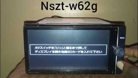NSZT Y62 W62 W62g Toyota car radio software unlock