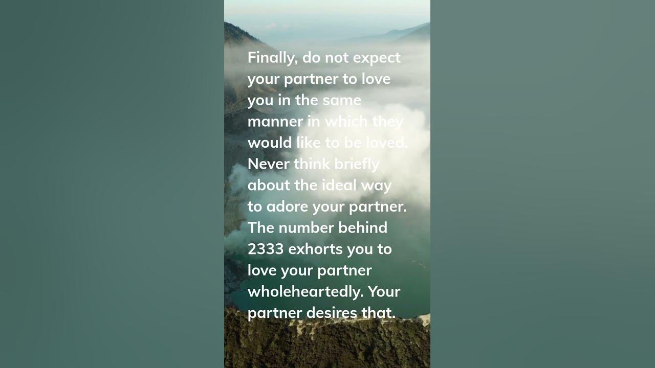 2333 angel number meaning in love message to you shorts youtube