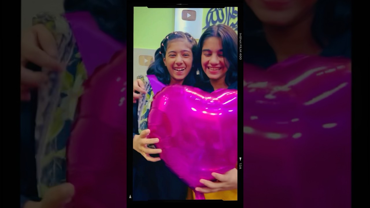 Mehru’s birthday with friends 💞#shorts