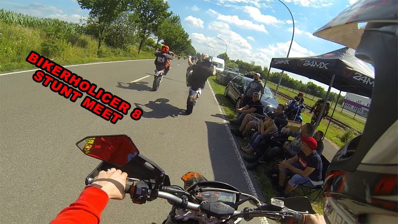 Wheelie Boyz Bikerholicer 8 some fun at supermoto stunt meet + ENDUROGERMANY