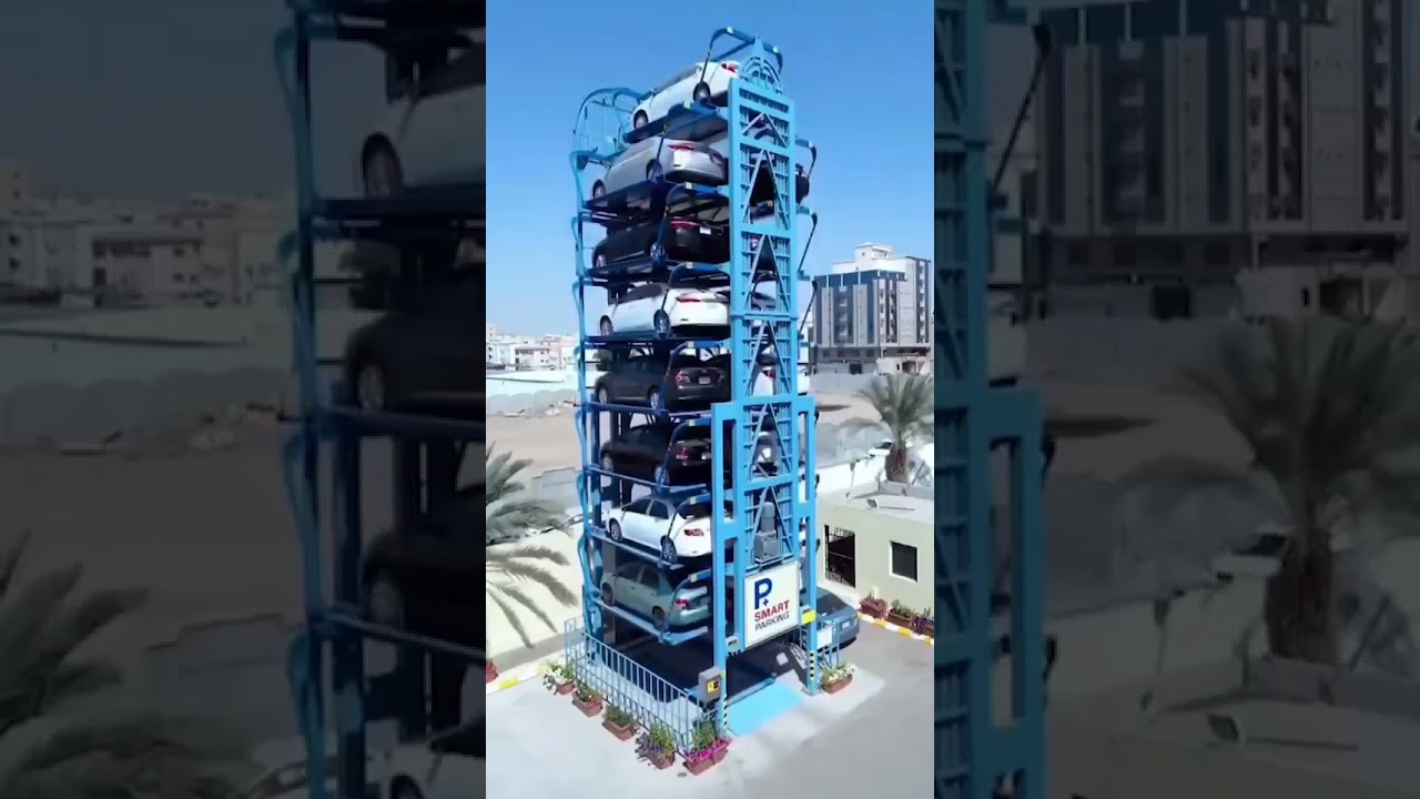 Giant Wheel Parking, Advanced parking, Smart Parking, ROTARY PARKING