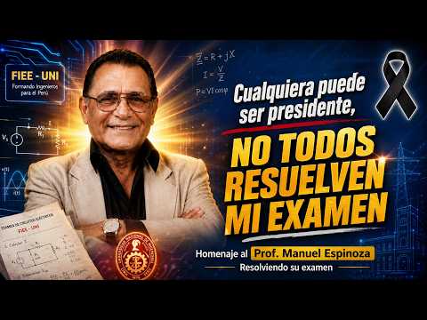 Resolviendo el Examen MÁS DIFÍCIL del Ing. Manuel ESPINOZA UNI Perú