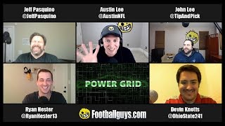 Footballguys DFS Power Grid Week 14