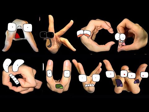 Alphabet Reverse Plush toy (All Letter..) BUT THEY SCARED HANDS 2