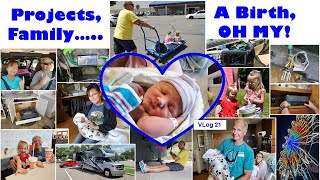 RV DIY // A birth  It's a BOY!! // Family Fun