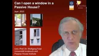 May I open windows in a Passive House?